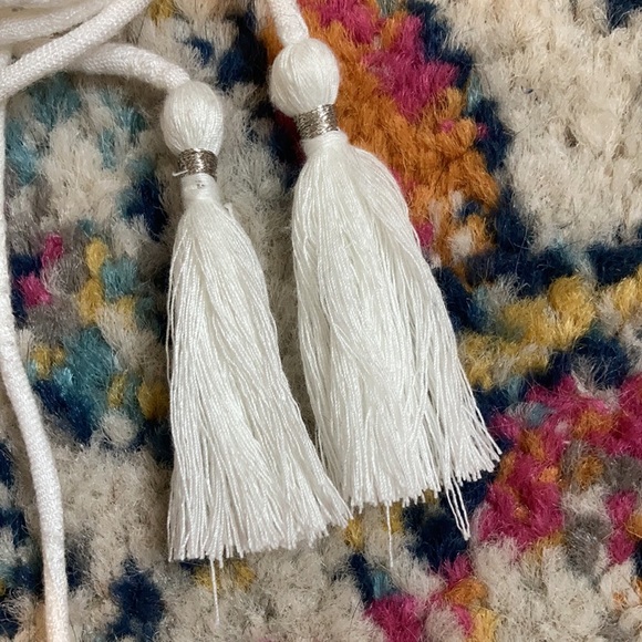 American Eagle XS mirrored mini dress with shoulder ties - Picture 6 of 11